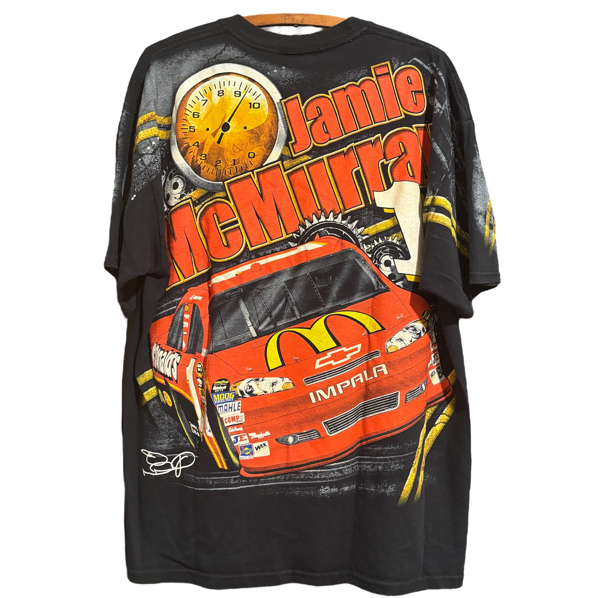 Vintage NASCAR Jamie McMurray AOP Tee Size: L – Cashed Out Vintage