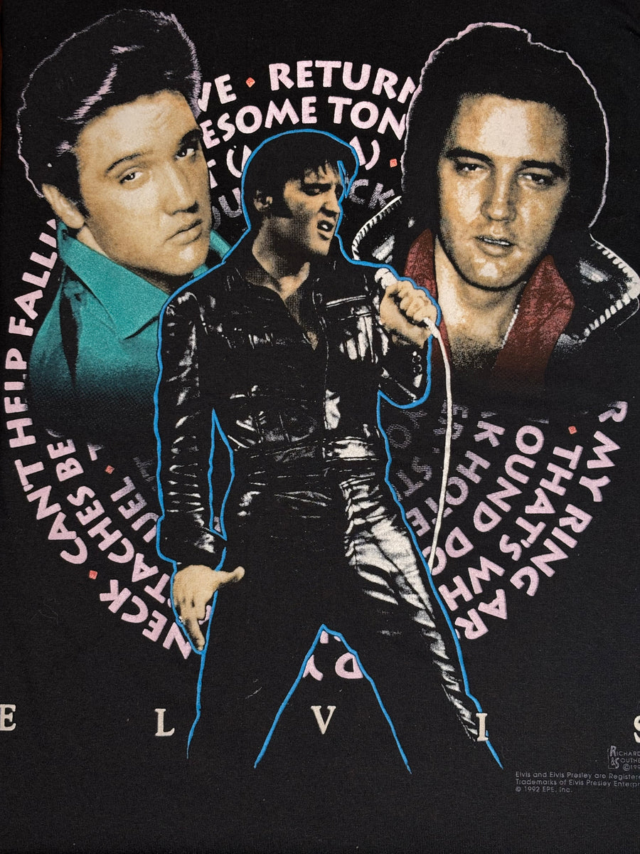 Vintage 1992 Elvis Presley Tee Size: L – Cashed Out Vintage