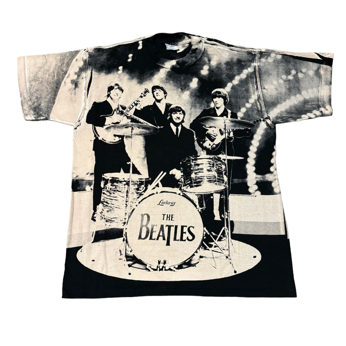 Vintage 90's The Beatles All Over Print Tee Size: XL – Cashed Out