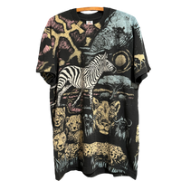 Vintage 1993 African Wildlife AOP Tee Size: L