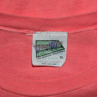 Vintage 1989 Batman Logo Pink Tee Size: XL