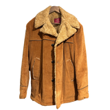Vintage 70’s Anderson Little Sherpa Lined Corduroy Coat Size: 46 (XL)