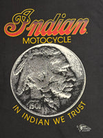 Vintage 1991 Indian Motocycle Buffalo Nickel Tee Size: L