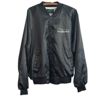 Vintage 1991 Shark Lounge Satin Jacket Size: L