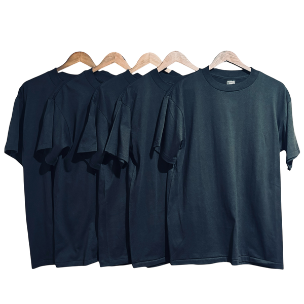 Deadstock Vintage Black Blank Bundle Size: XL