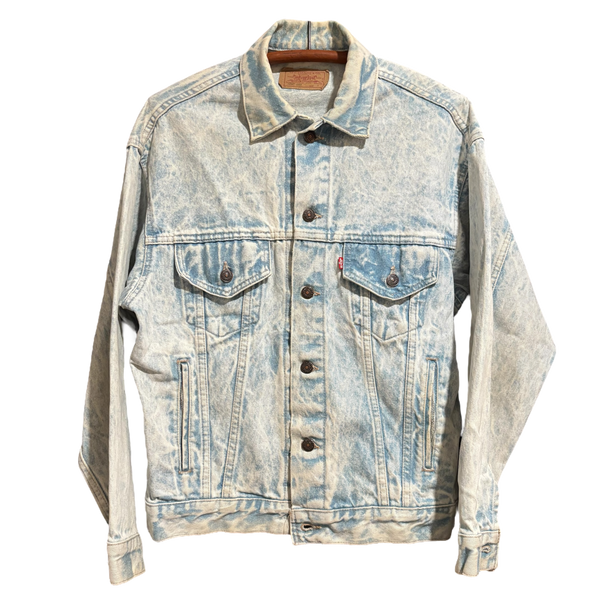 Vintage 1987 Levi’s Type III Acid Wash Trucker Jacket Size: S