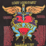 Bon Jovi Lost Highway Tour 2008 Lot Tee Size: L