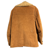 Vintage 70’s Anderson Little Sherpa Lined Corduroy Coat Size: 46 (XL)