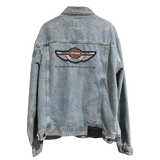 Vintage 2003 Harley Davidson ‘100th Anniversary’ Denim Jacket Size: XL