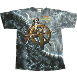 Vintage Y2K Pirates of the Caribbean Tie Dye Tee Size: L
