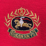 Vintage 90s Burberrys-Inspired Polo Shirt Size: XL