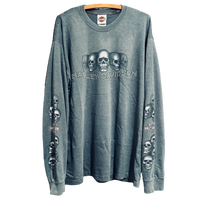 2008 Harley-Davidson Skulls Long-sleeve Tee Size: XL