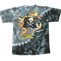 Vintage Y2K Pirates of the Caribbean Tie Dye Tee Size: L