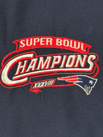Vintage 2004 Patriots Super Bowl XXXVIII Champions Pullover Jacket Size: L