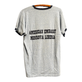 Vintage Early 80’s Diplomatic Telecommunications Service Ringer Tee Size: XL