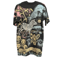 Vintage 1993 African Wildlife AOP Tee Size: L