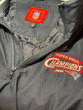 Vintage 2004 Patriots Super Bowl XXXVIII Champions Pullover Jacket Size: L