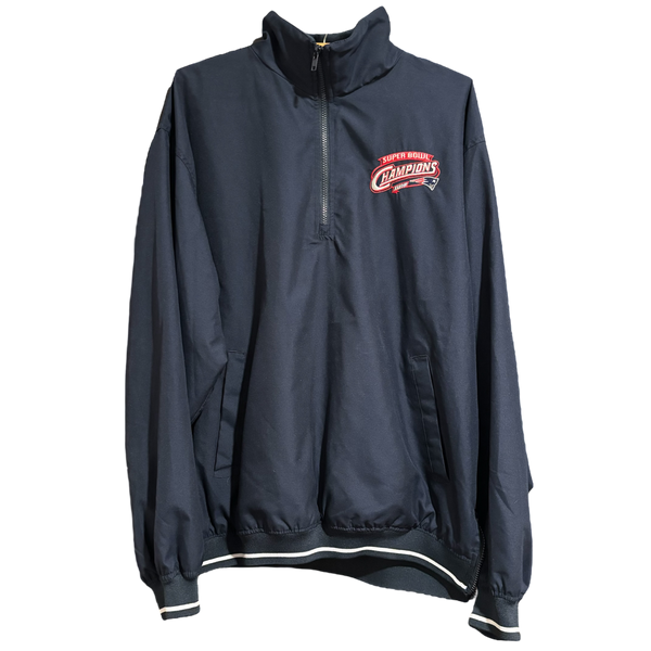 Vintage 2004 Patriots Super Bowl XXXVIII Champions Pullover Jacket Size: L