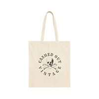 Cashed Out Vintage Canvas Tote Bag