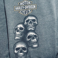 2008 Harley-Davidson Skulls Long-sleeve Tee Size: XL