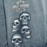 2008 Harley-Davidson Skulls Long-sleeve Tee Size: XL