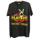 Vintage 1980's Playboy 'On The Town' Tee Size: L