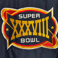 Vintage 2004 Patriots Super Bowl XXXVIII Champions Pullover Jacket Size: L