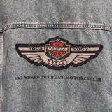 Vintage 2003 Harley Davidson ‘100th Anniversary’ Denim Jacket Size: XL