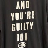 Vintage 1996 Gravity Kills Guilty Tee Size: XL