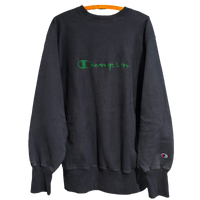 Vintage 90’s Champion Spellout Reverse Weave Crewneck Size: XL