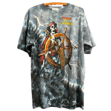 Vintage Y2K Pirates of the Caribbean Tie Dye Tee Size: L