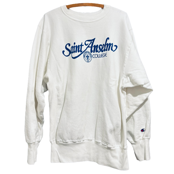 Vintage 1990's Champion Reverse Weave Saint Anselm Sweatshirt Size: XL