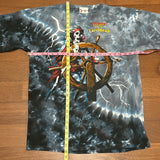 Vintage Pirates of the Caribbean Tie Dye Tee Size: L