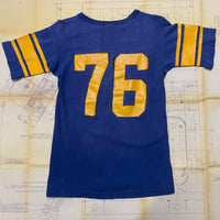 Vintage 1970's Champion Blue Bar University of Akron Football T-Shirt Size: M