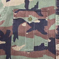 Polo Ralph Lauren Camoflauge Military Shirt Jacket Size: M