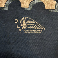 Vintage 1991 Indian Motocycle Postage Stamp Tee Size: L