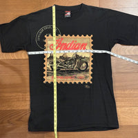 Vintage 1991 Indian Motocycle Postage Stamp Tee Size: L