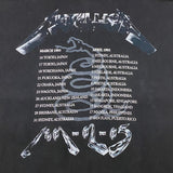 Vintage 1991/1993 Metallica Black Album Tour Tee Size: L