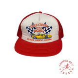 Vintage Speed Capital of the World Mesh Trucker Hat