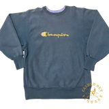 Vintage 1990's Reverse Weave Spellout Champion Crewneck Sweatshirt Size: L
