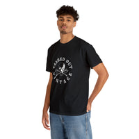 Cashed Out Vintage Skull Black Tee