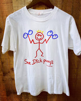 See Dick Pump Vintage Tee Size: L