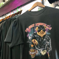 1991 3D Emblem 'Great American Hog' Tee Size: XL