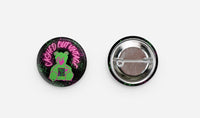 Cashed Out Vintage -1.25" pin-back round button - Cash the Bear