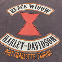 Black Widow Harley-Davidson Tee