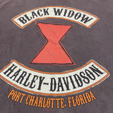 Black Widow Harley-Davidson Tee