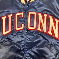 Vintage UConn Huskies Satin STARTER Jacket Size: L