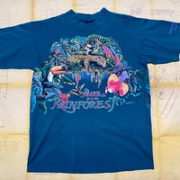 Vintage 1994 Habitat Wake Up To The Rainforest Tee Size: XL