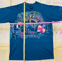 Vintage 1994 Habitat Wake Up To The Rainforest Tee Size: XL