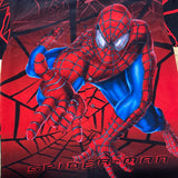 2002 Spider-Man Button Up AOP Short Sleeve Shirt Size: XL